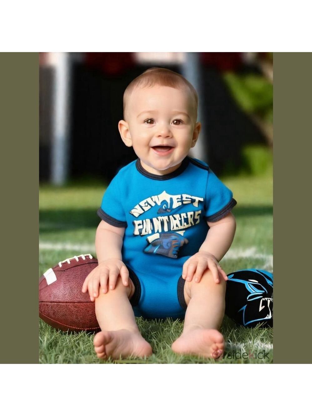 NFL Carolina Panthers Infant Bodysuit Set 12M